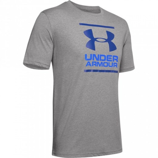 Męska koszulka UNDER ARMOUR GL Foundation SS - szara ze sklepu Sportstylestory.com w kategorii T-shirty męskie - zdjęcie 161769448