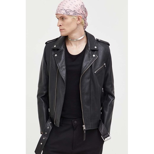 Kurtka męska Hugo Boss skórzana casual