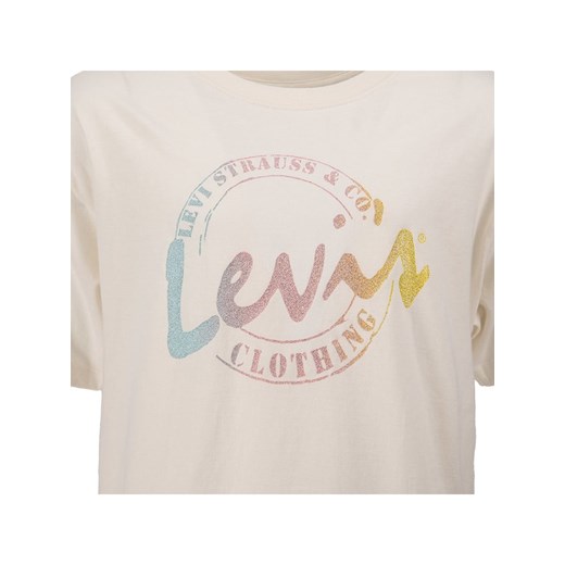 Levi&apos;s Kids Koszulka w kolorze beżowym 164 promocja Limango Polska