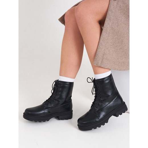 Workery damskie Gate casual sznurowane