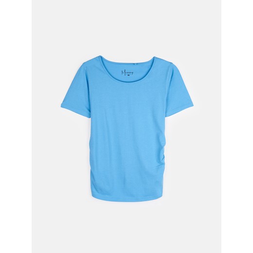 GATE Klasyczna koszulka ciążowa plus size z krótkim rękawem 46 ze sklepu gateshop w kategorii Bluzki ciążowe - zdjęcie 161791189