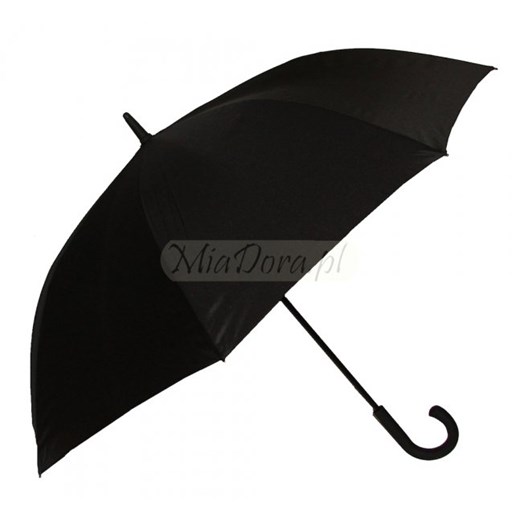 Miron - Parasol męski długi z włókna - Ø118 cm parasole-miadora-pl czarny elegancki
