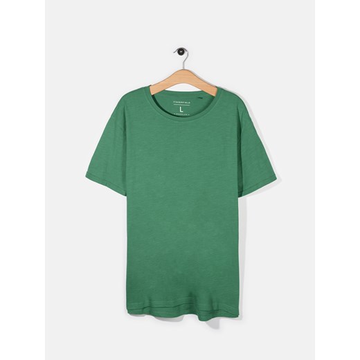 T-shirt męski zielony Gate z krótkim rękawem 