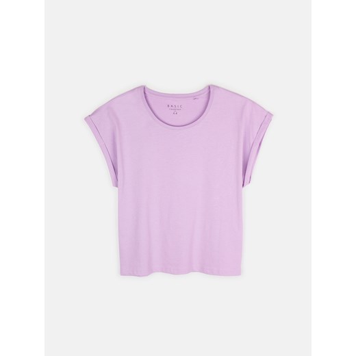 GATE Bawełniany t-shirt basic plus size 44 ze sklepu gateshop w kategorii Bluzki damskie - zdjęcie 161794825