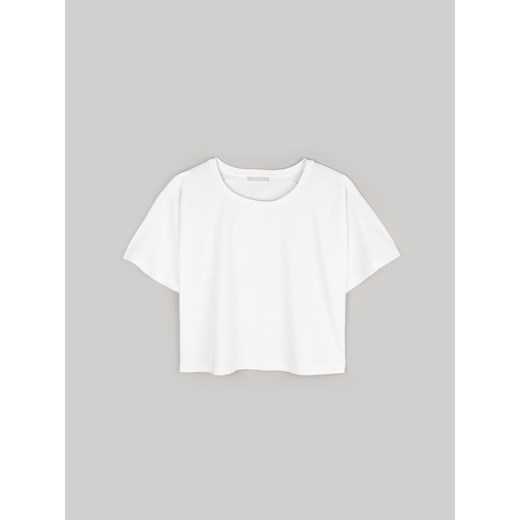 GATE Bawełniany t-shirt basic plus size 44 ze sklepu gateshop w kategorii Bluzki damskie - zdjęcie 161794829
