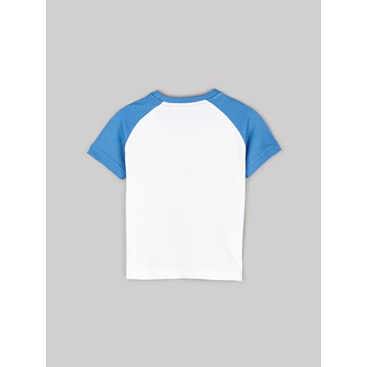 GATE Bawełniany T-shirt z kolorowymi raglanowymi rękawami 3Y Gate 5Y gateshop wyprzedaż