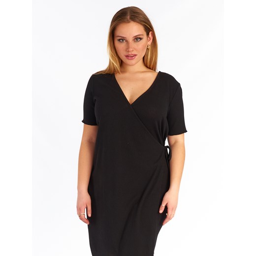 GATE Kopertowa sukienka w prążki plus size 44 Gate 50 okazja gateshop