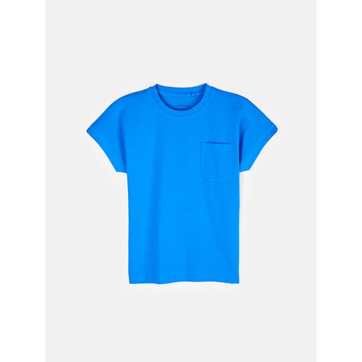 GATE Bawełniany t-shirt basic z kieszonką 3Y ze sklepu gateshop w kategorii Bluzki dziewczęce - zdjęcie 161802956
