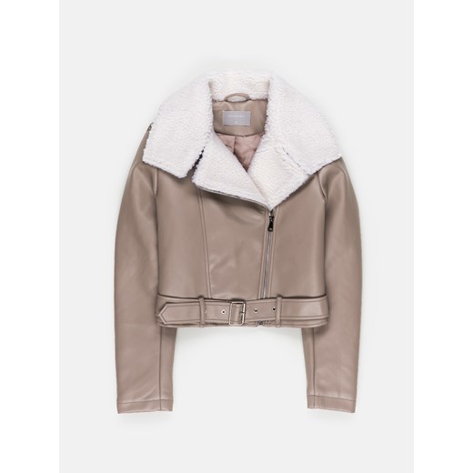 GATE Damska skórzana kurtka motocyklowa z pluszową podszewką 34 Gate 38 gateshop