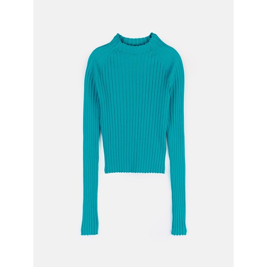 GATE Damski prążkowany sweter z długimi rękawami 36 ze sklepu gateshop w kategorii Swetry damskie - zdjęcie 161804447