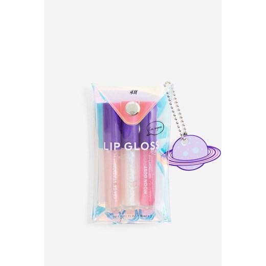 H & M - Miniaturowy błyszczyk 3-pak - Różowy H & M One Size H&M