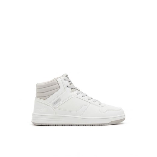 Cropp - Wysokie białe sneakersy - biały Cropp 42 Cropp