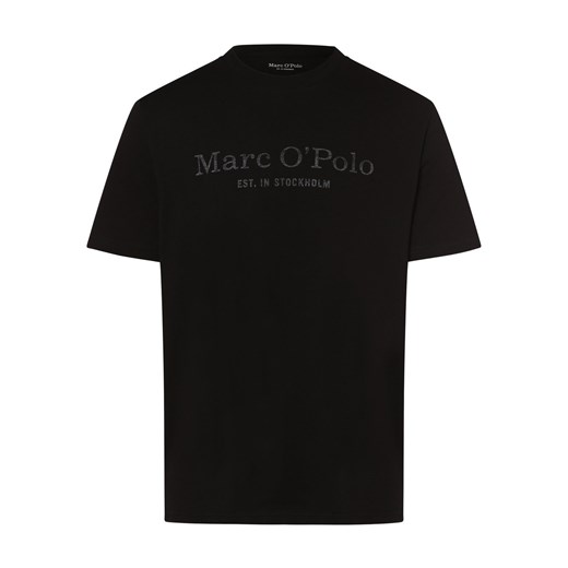 Marc O'Polo T-shirt męski Mężczyźni Bawełna czarny nadruk ze sklepu vangraaf w kategorii T-shirty męskie - zdjęcie 161822187