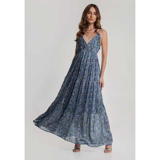 Niebieska Sukienka Ilenome ze sklepu Renee odzież w kategorii Sukienki - zdjęcie 161822739