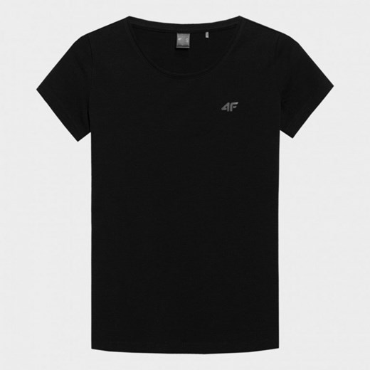 Damski t-shirt basic 4F NOSD4-TSD300 - czarny S Sportstylestory.com