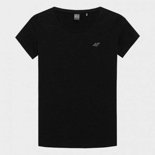 Damski t-shirt basic 4F NOSD4-TSD300 - czarny S Sportstylestory.com