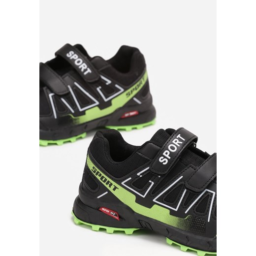 Buty sportowe dziecięce czarne Born2be na rzepy