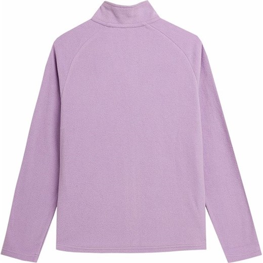 Bluza damska 4F bawełniana fioletowa krótka 