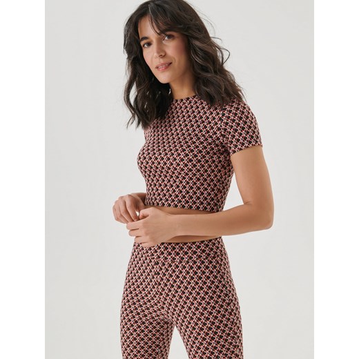Sinsay - Spodnie flare high waist - czarny Sinsay S wyprzedaż Sinsay