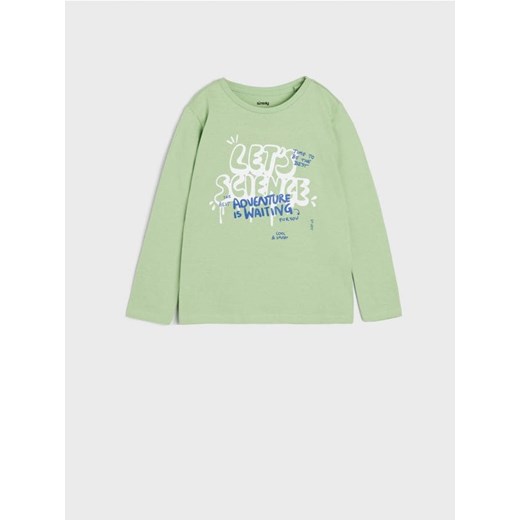 Sinsay - Koszulka z nadrukiem - zielony ze sklepu Sinsay w kategorii T-shirty chłopięce - zdjęcie 161840555