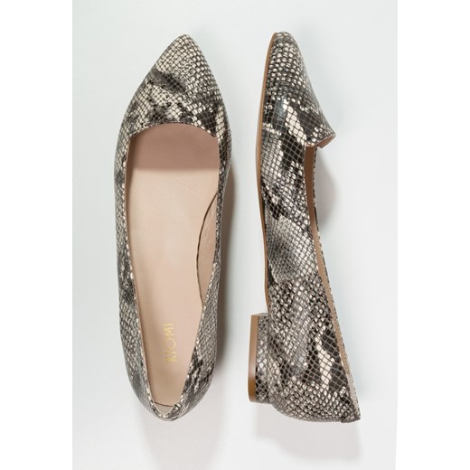 KIOMI Baleriny black/beige zalando brazowy motywy zwierzęce