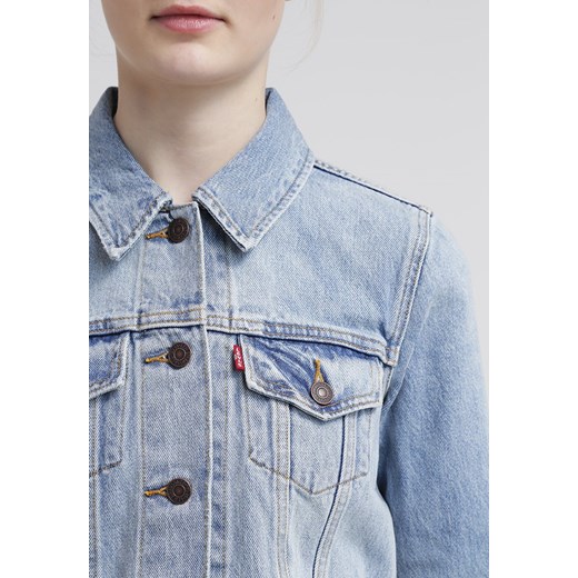 Levi's® BOYFRIEND TRUCKER Kurtka jeansowa blue cliff zalando niebieski denim