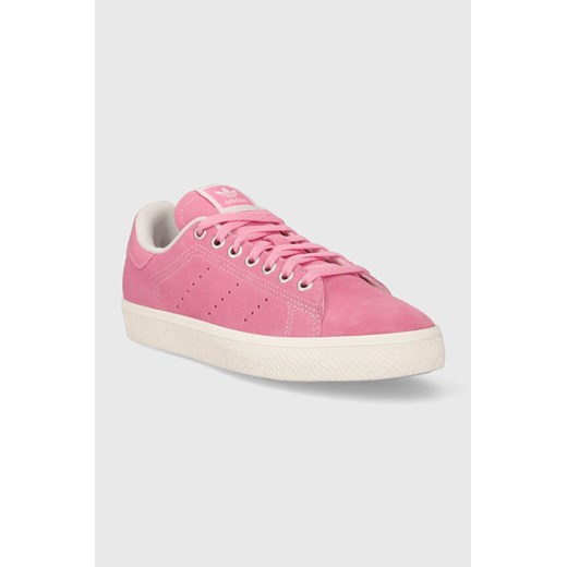 adidas Originals sneakersy zamszowe Stan Smith CS J kolor różowy IG7675 38 wyprzedaż PRM