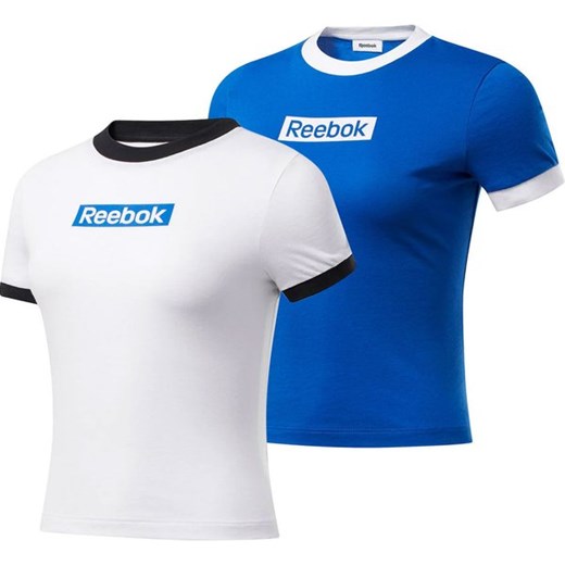 Koszulki damskie Training Essentials Linear 2szt Reebok ze sklepu SPORT-SHOP.pl w kategorii Bluzki damskie - zdjęcie 161861235