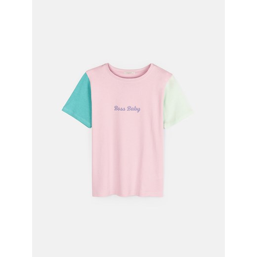 GATE Bawełniany T-shirt w kolorowe bloki S Gate S wyprzedaż gateshop