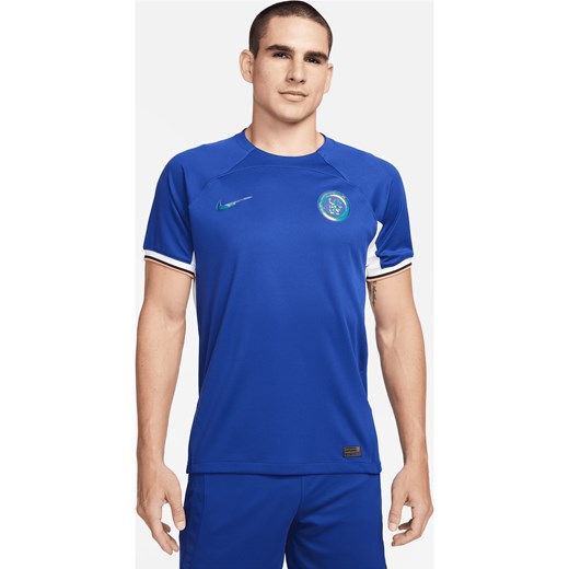 Męska koszulka piłkarska Nike Dri-FIT Chelsea F.C. 2023/24 Stadium (wersja domowa) - Niebieski ze sklepu Nike poland w kategorii T-shirty męskie - zdjęcie 161876128