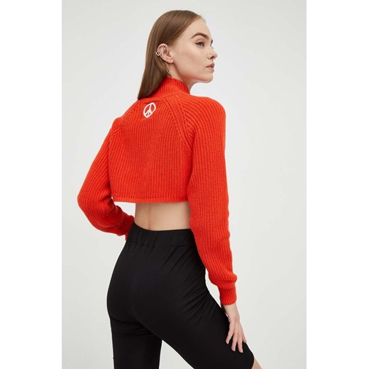 Sweter damski Moschino Jeans z okrągłym dekoltem