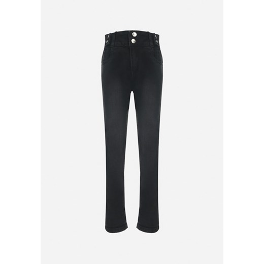 Czarne Jeansy Skinny Evamiss ze sklepu Born2be Odzież w kategorii Spodnie dziewczęce - zdjęcie 161927305