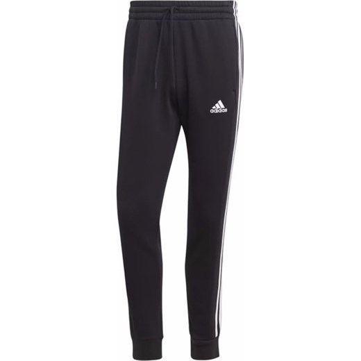 Spodnie dresowe męskie Essentials Fleece 3-Stripes Tapered Cuff Adidas ze sklepu SPORT-SHOP.pl w kategorii Spodnie męskie - zdjęcie 161930396