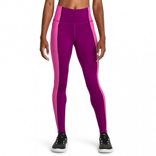 Damskie legginsy treningowe Under Armour Train CW Leg Novelty - fuksja ze sklepu Sportstylestory.com w kategorii Spodnie damskie - zdjęcie 161933997