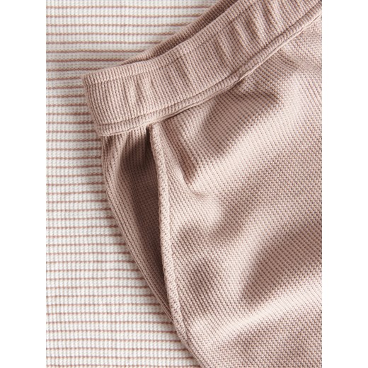 Reserved - Dwuczęściowa piżama - Kremowy Reserved XS Reserved