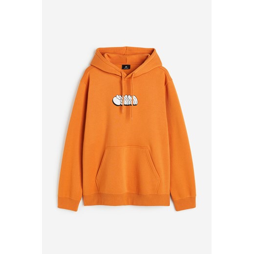 H & M - Bluza z kapturem Regular Fit - Pomaranczowy H & M Dostępne inne rozmiary H&M
