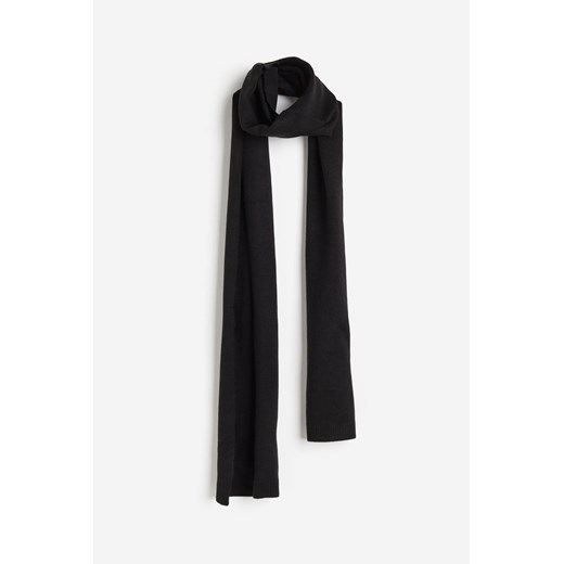 H & M - Waski szalik - Czarny H & M Dostępne inne rozmiary H&M