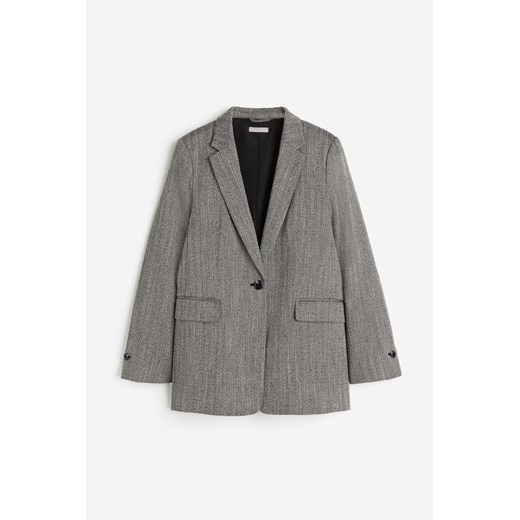 H & M - Jednorzedowa marynarka - Szary H & M M H&M