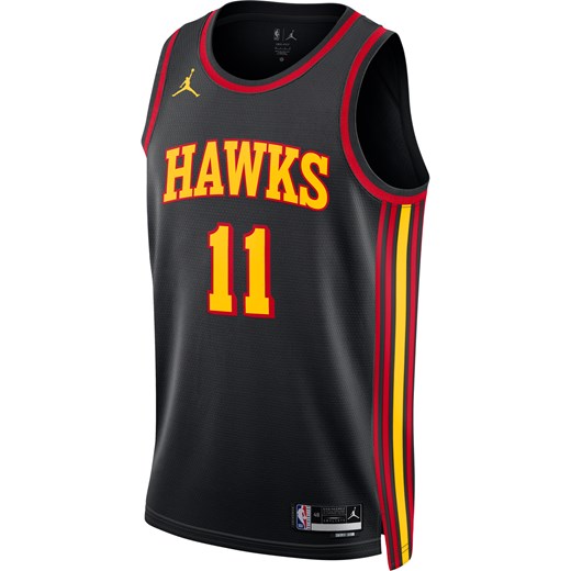 Koszulka męska Jordan Dri-FIT NBA Swingman Atlanta Hawks Statement Edition - Czerń ze sklepu Nike poland w kategorii T-shirty męskie - zdjęcie 161944378
