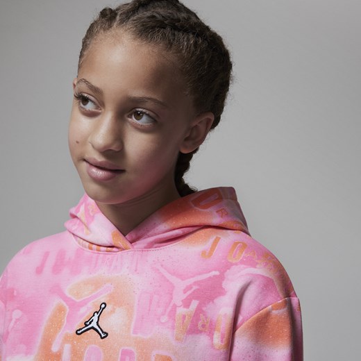 Bluza z kapturem i nadrukiem o obszernym kroju dla dużych dzieci Essentials Jordan L Nike poland