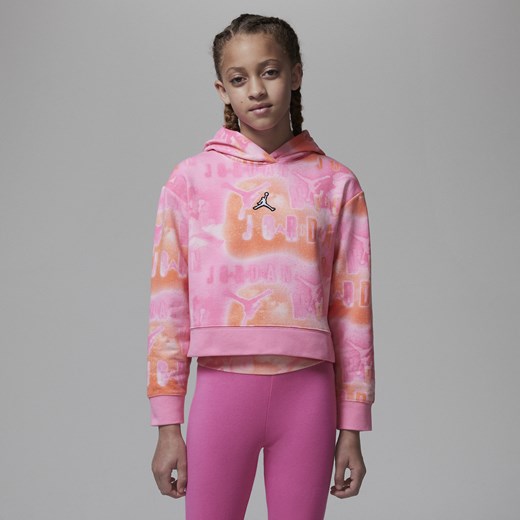 Bluza z kapturem i nadrukiem o obszernym kroju dla dużych dzieci Essentials Jordan L Nike poland