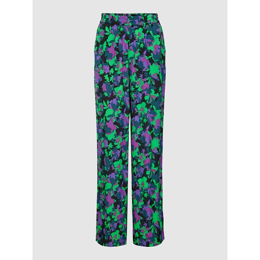 Spodnie materiałowe z kwiatowym wzorem model ‘LICCO’ Yas S okazja Peek&Cloppenburg 