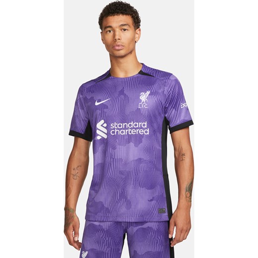 Męska koszulka piłkarska Nike Dri-FIT Liverpool F.C. Stadium 2023/24 (wersja trzecia) - Fiolet ze sklepu Nike poland w kategorii T-shirty męskie - zdjęcie 161947745