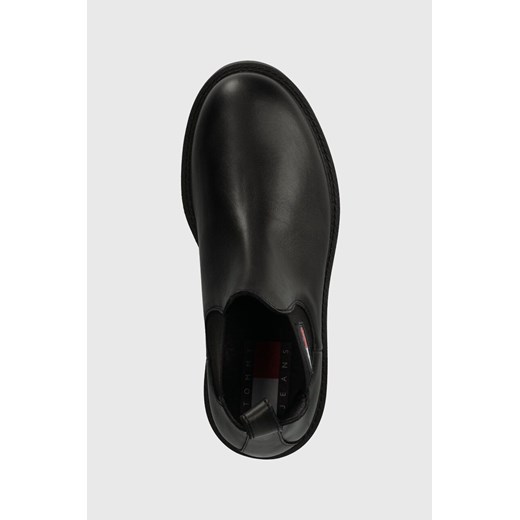 Buty zimowe męskie Tommy Jeans skórzane