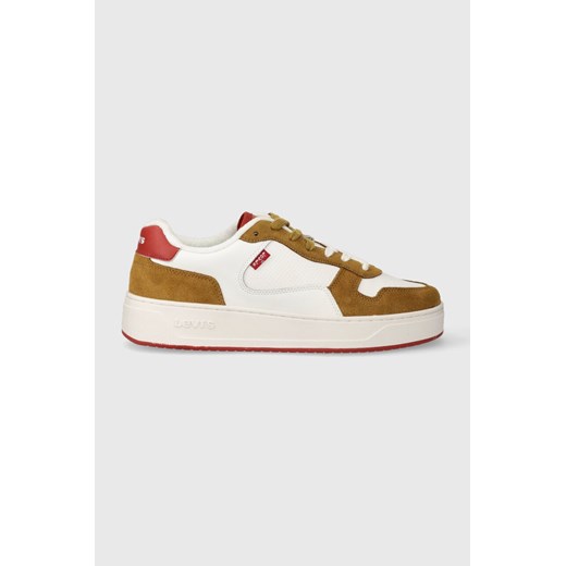 Levi&apos;s sneakersy GLIDE kolor żółty 235200.51 ze sklepu ANSWEAR.com w kategorii Buty sportowe męskie - zdjęcie 161958128