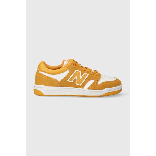 New Balance sneakersy BB480LWA kolor żółty ze sklepu ANSWEAR.com w kategorii Buty sportowe męskie - zdjęcie 161958148