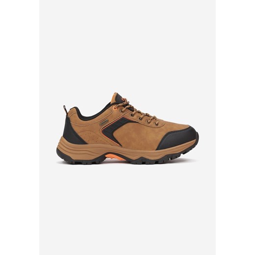 Camelowe Buty Trekkingowe Cecrol ze sklepu born2be.pl w kategorii Buty trekkingowe męskie - zdjęcie 161967455