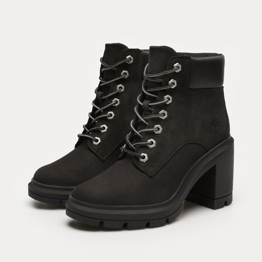 Botki Timberland wiązane casualowe na obcasie 