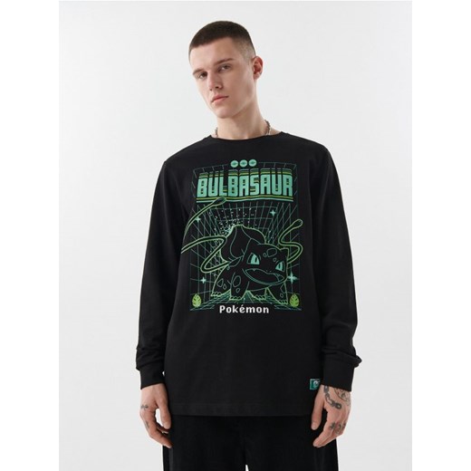 Cropp - Koszulka longsleeve Pokémon - czarny Cropp S okazyjna cena Cropp