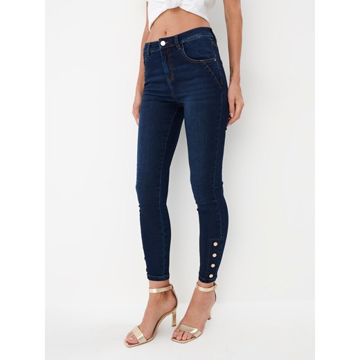 Mohito - Jeansy skinny - Niebieski Mohito 36 Mohito